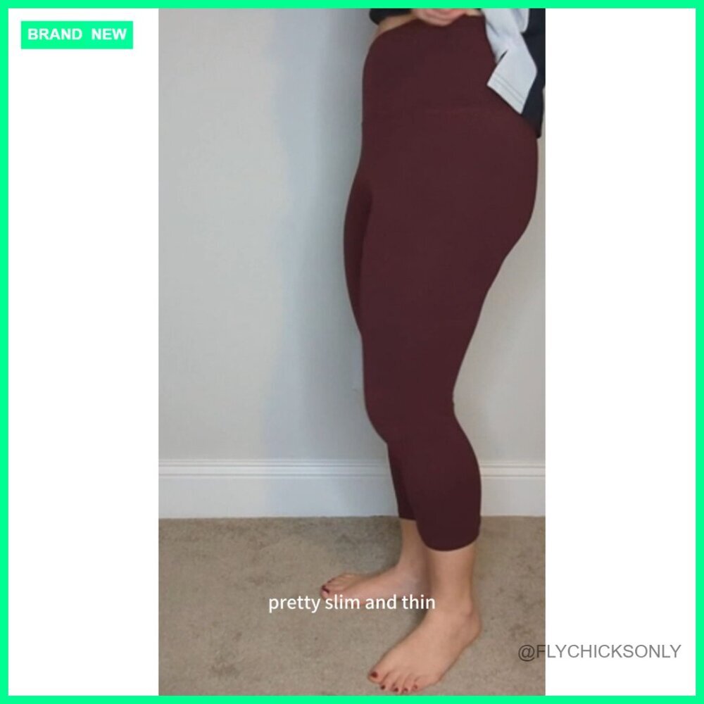 3 Pack High Waist Tummy Control Capri Leggings, Stretch Yoga Pants for Workout - Picture 7 of 7